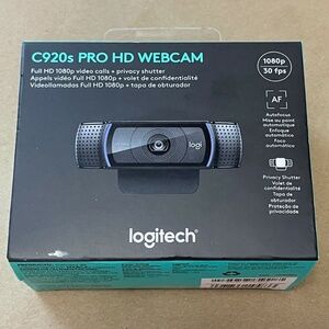 LOGITECH C920s PRO HD WEBCAM FULL HD BLACK New Sealed